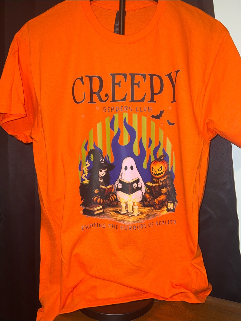 NEW! CREEPY READERS CLUB tshirt